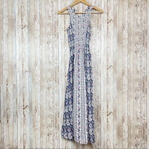 Japna Sleeveless Paisley Floral Print Dress Size Small Women